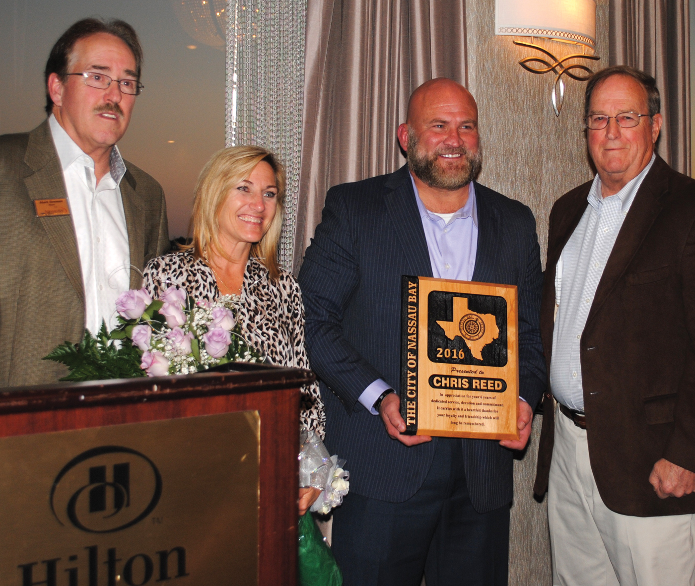 Clear Lake Chatter Chris Reed honored at big farewell party at the Hilton Bay Area Houston