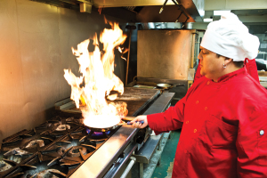 Chef Valdez creates a new dish